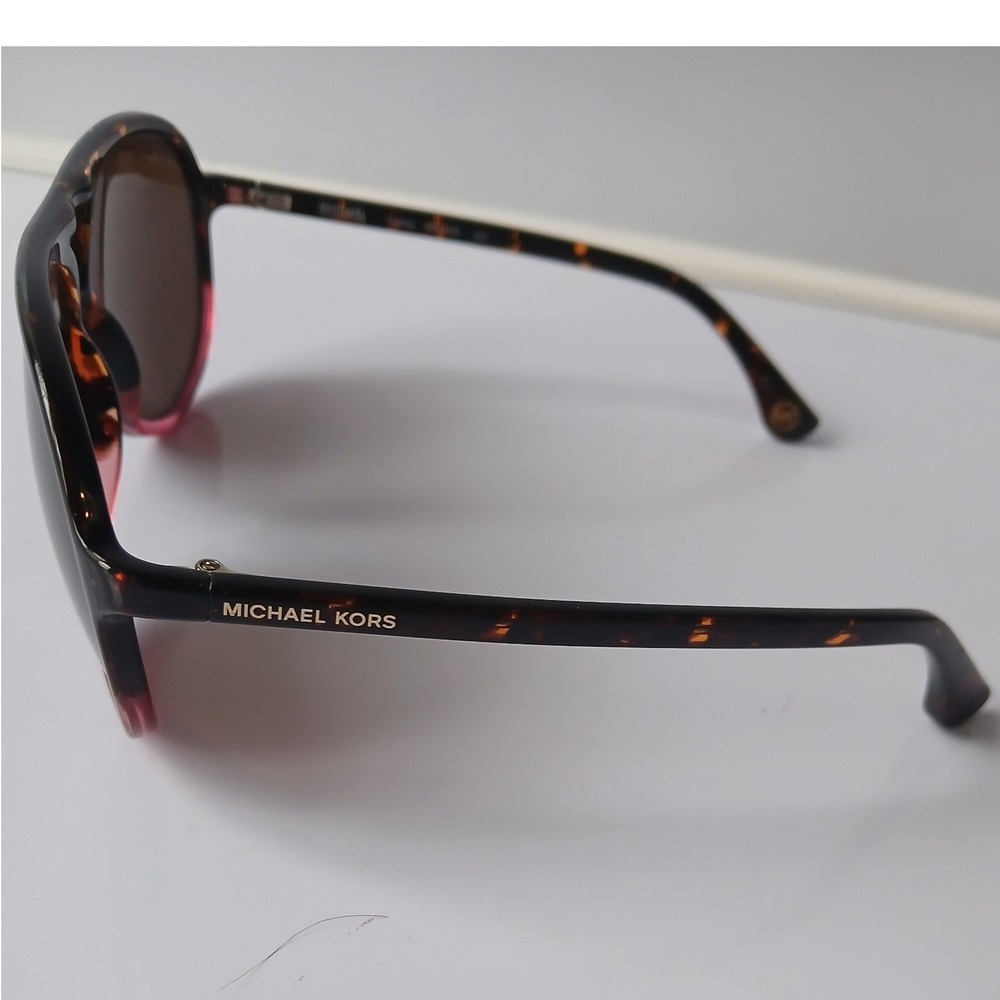 Michael Kors Ludlow M2752S 620 Tortoise Pink Aviator Sunglasses - Picture 2 of 7